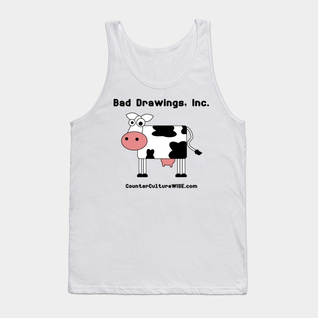 Bad Drawings, Inc. "The Cow" Tank Top by CounterCultureWISE